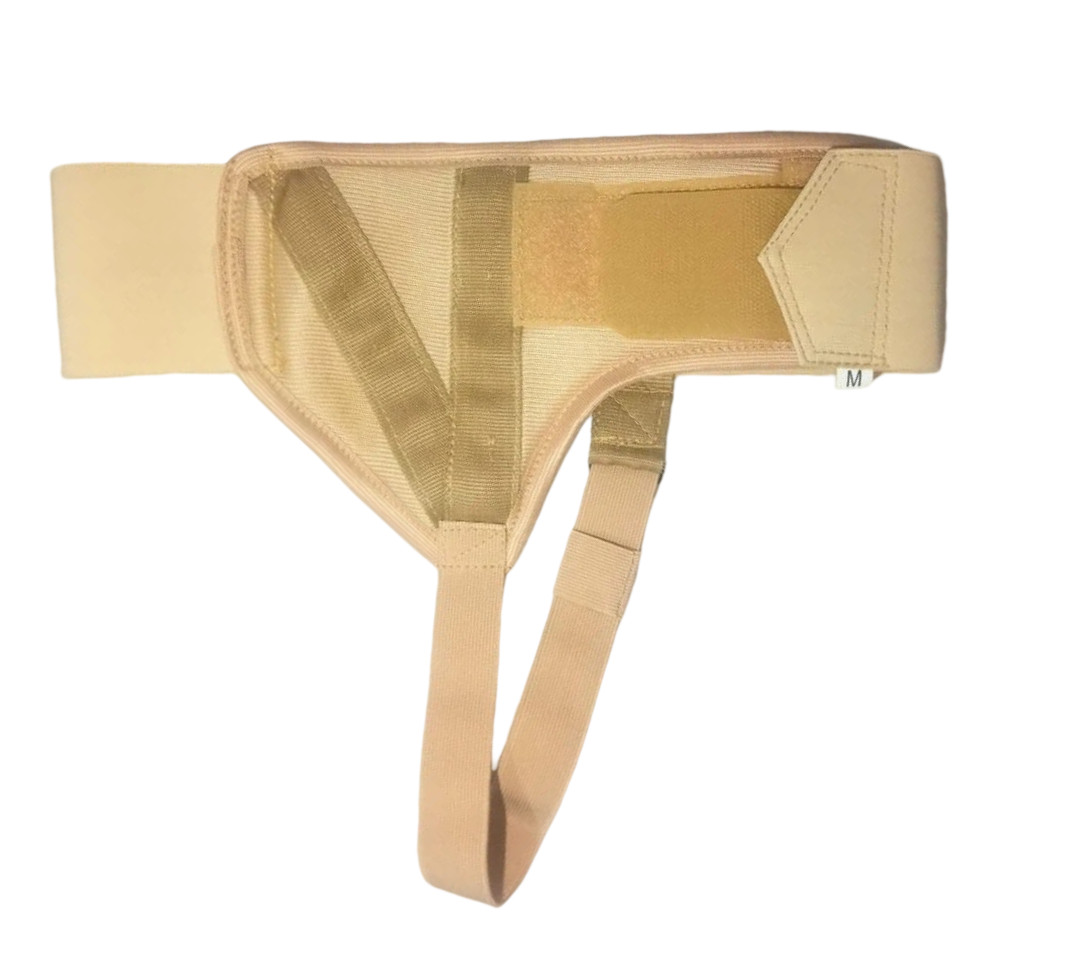 Single Inguinal Hernia Compression Strap Truss Men Underwear Left Right Side
