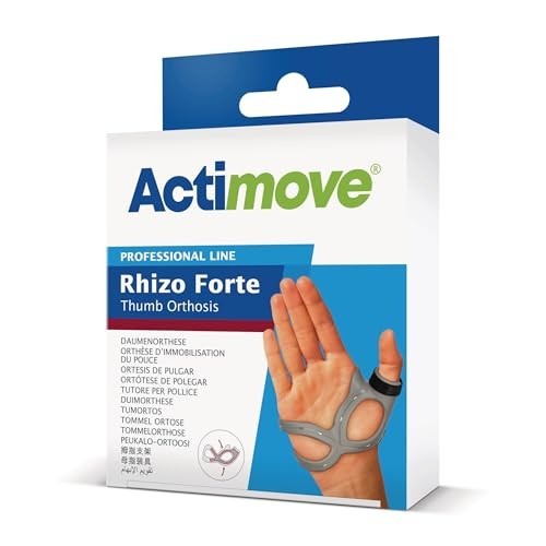 Thumb Brace for Osteoarthritis Medium Right Grey Hand Support Splint