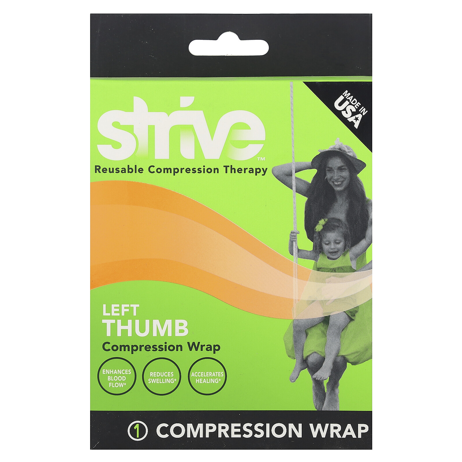 Left Thumb Compression Wrap, One Size Fits Most, 1 Count