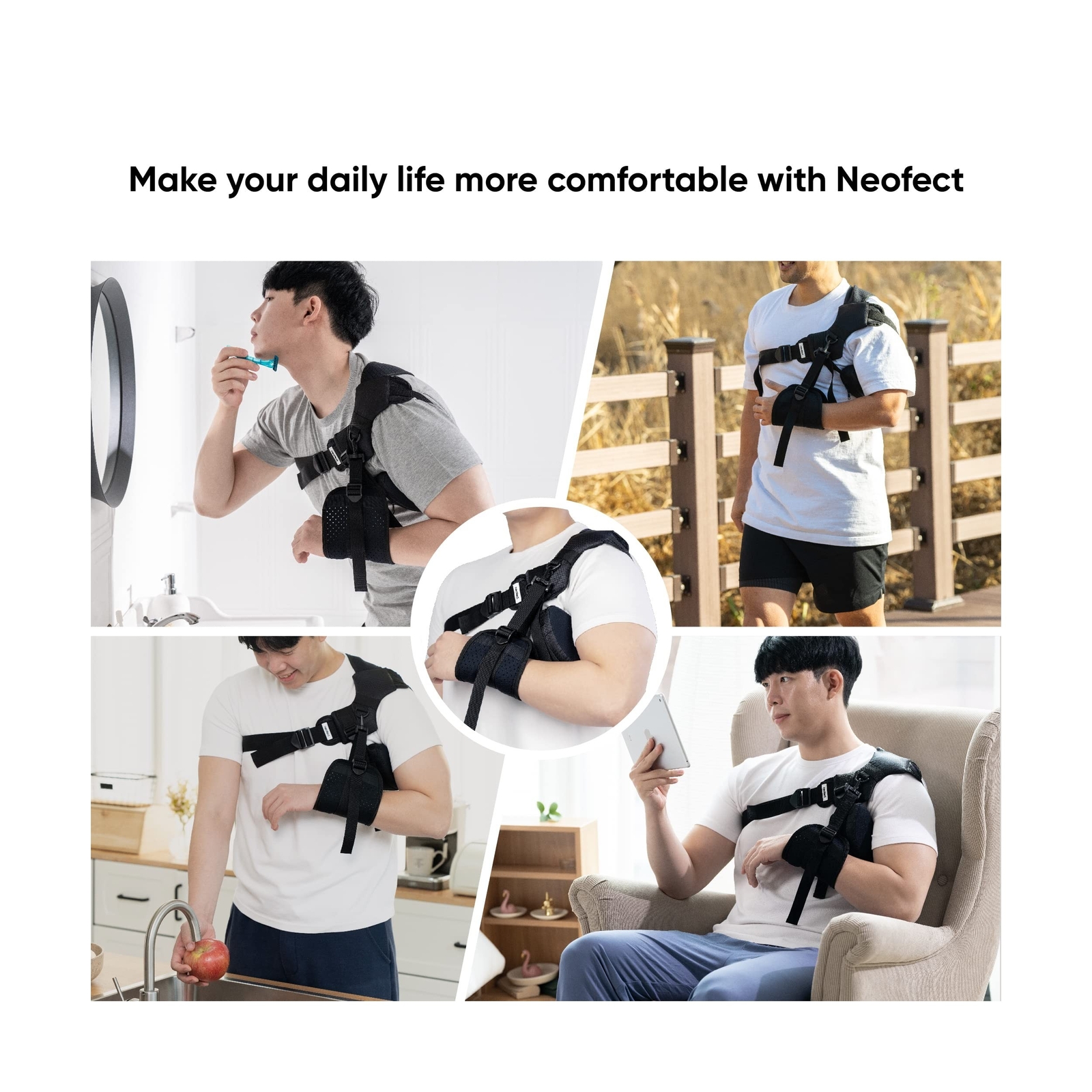 NEOFECT Shoulder Brace Right – Support and Compression Sleeve for Torn Rotato…