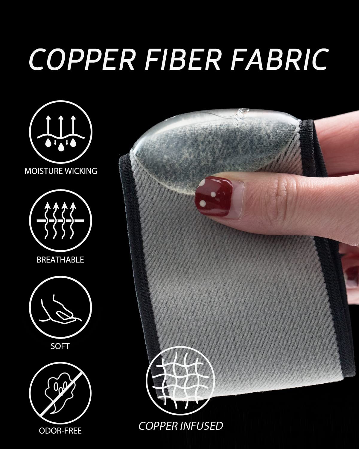 Plantar Fasciitis Relief – Copper Arch Support Braces/Sleeves with Gel Pads, …