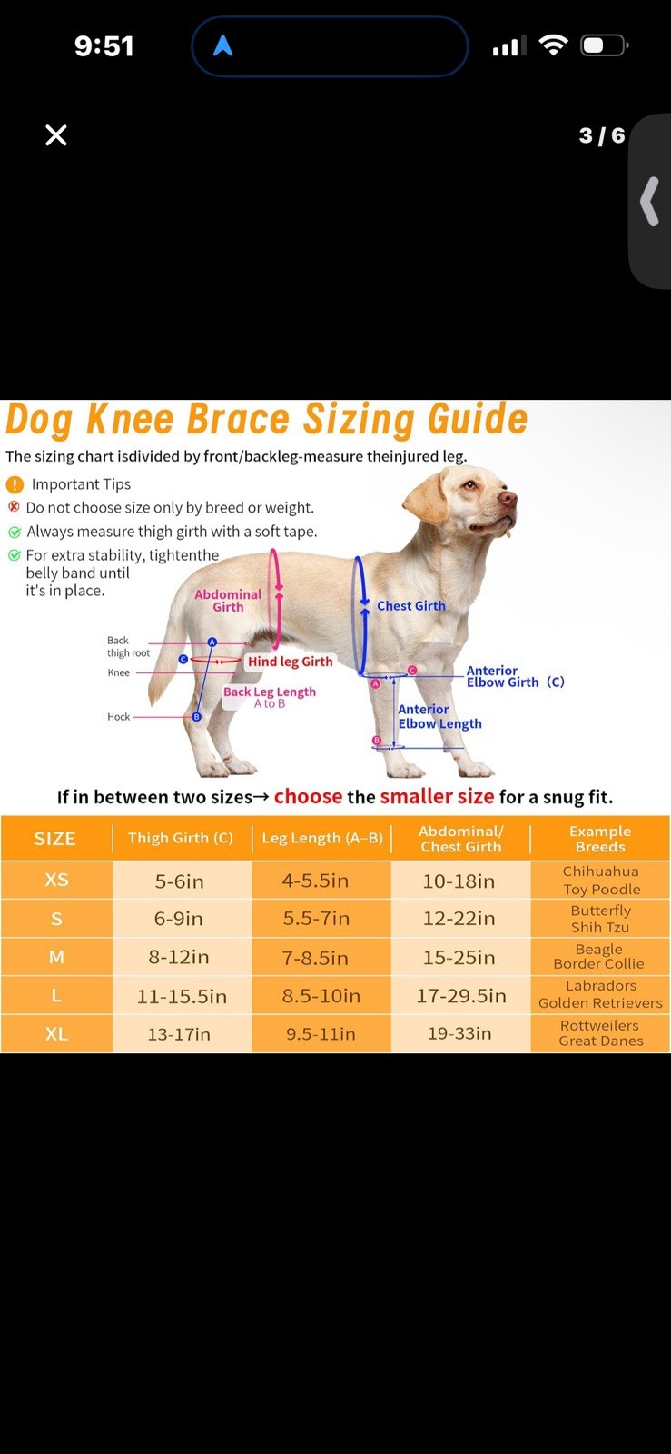 XUVIRA.Dog Knee Brace for Acl and Ccl Injuries – Adjustable, Comfortable Support