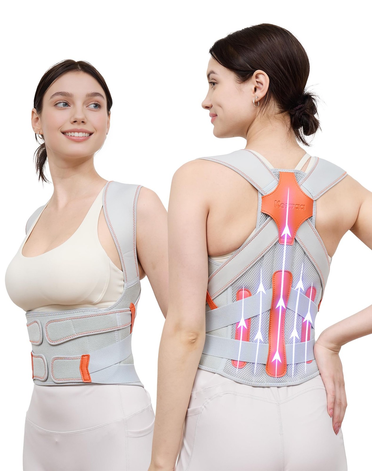 Kepwaa Gray Medium Posture Corrector