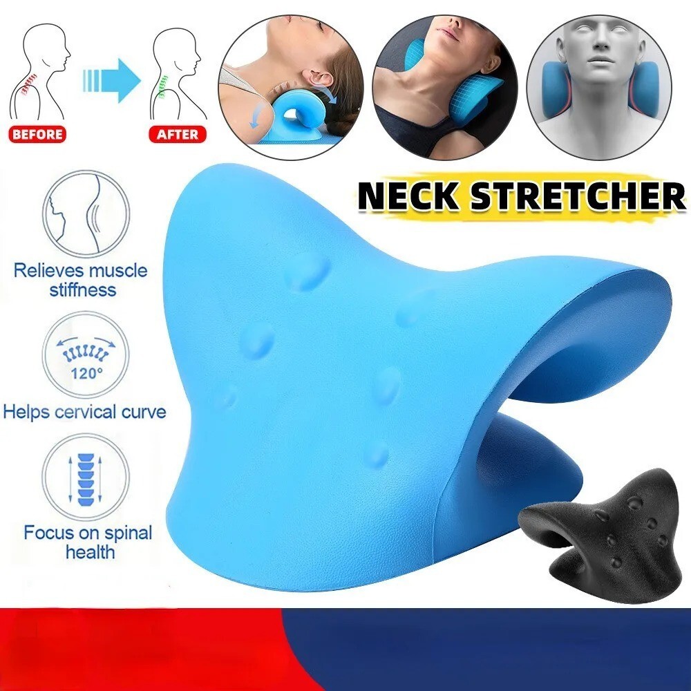 Neck Shoulder Stretcher Relaxer Cervical Cloud Shape Traction correction pillo