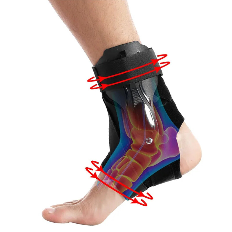 Medical Ankle Brace Support Compression Splint Stabilizer Pain Relief Foot Strap
