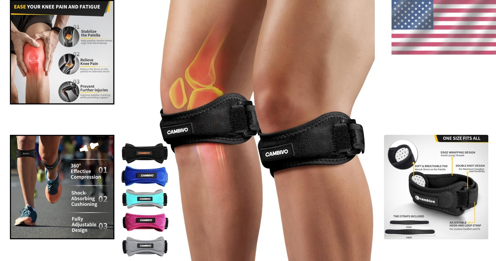 Versatile Knee Braces for Active Lifestyles – Supports Sports & Daily Activities