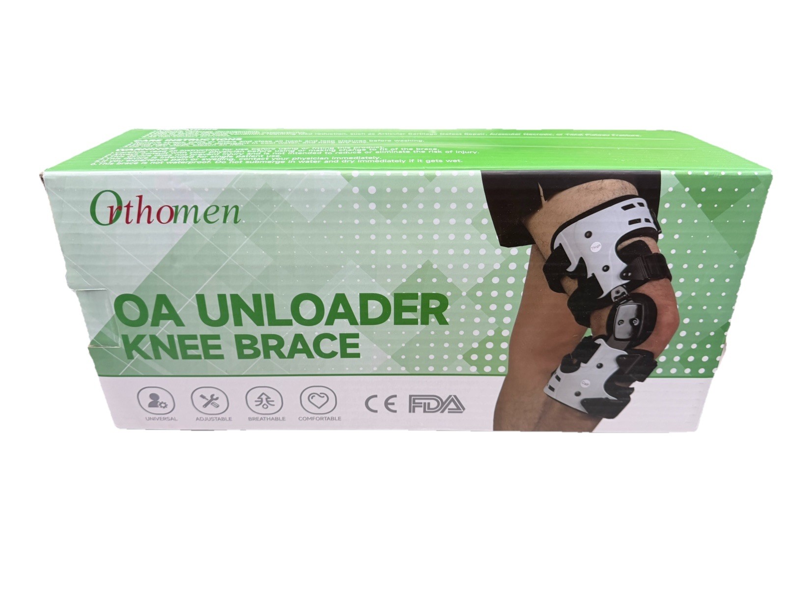 Orthomen OA Unloader Knee Brace, Medial/Inside Left Support