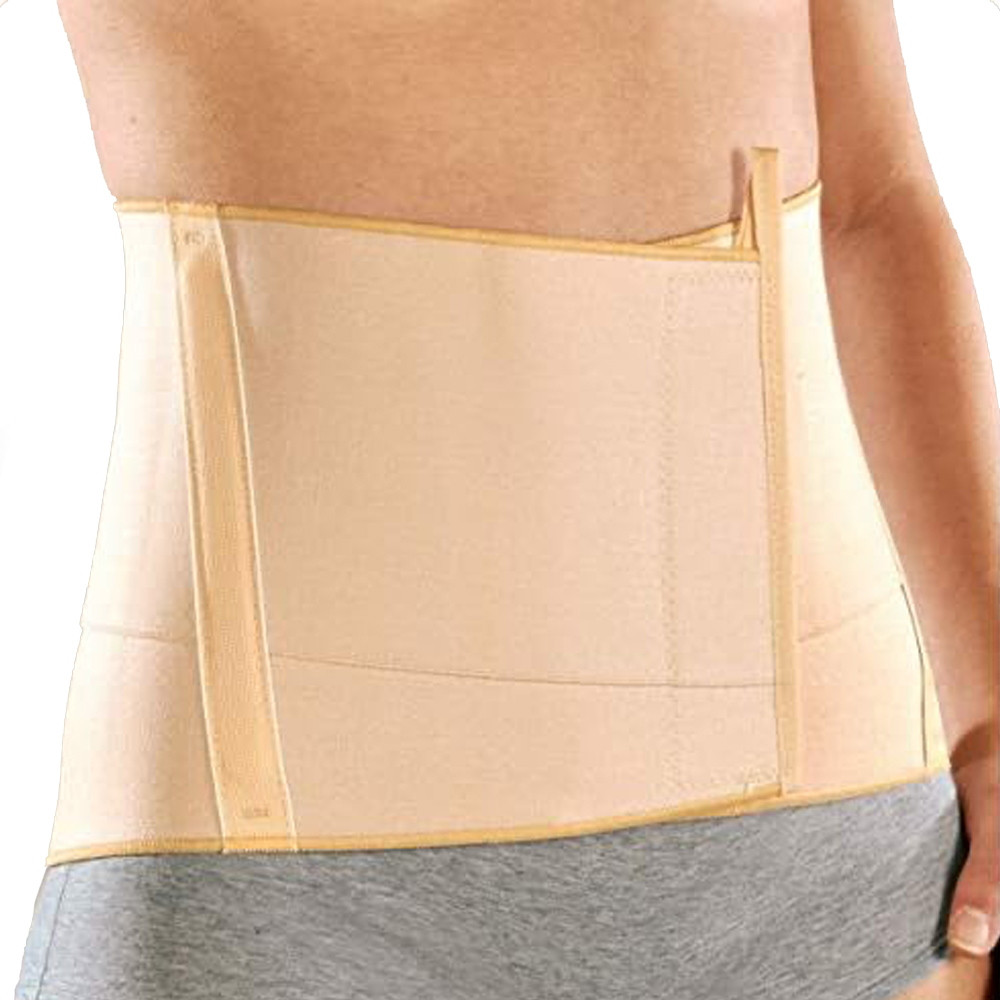 Ro+Ten Lumbar Band Corset Orthopedic Bust Criss Cross 78 Cream Beige