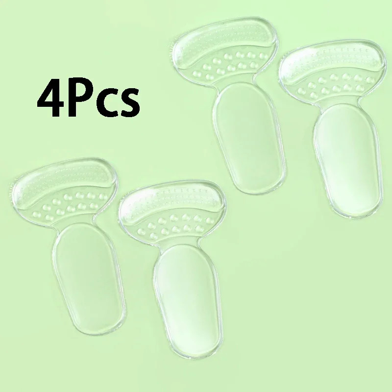 2pcs/4pcs Silicone Heel Pad Heel Sticker Heels Protector Adjust Size Adhesive No