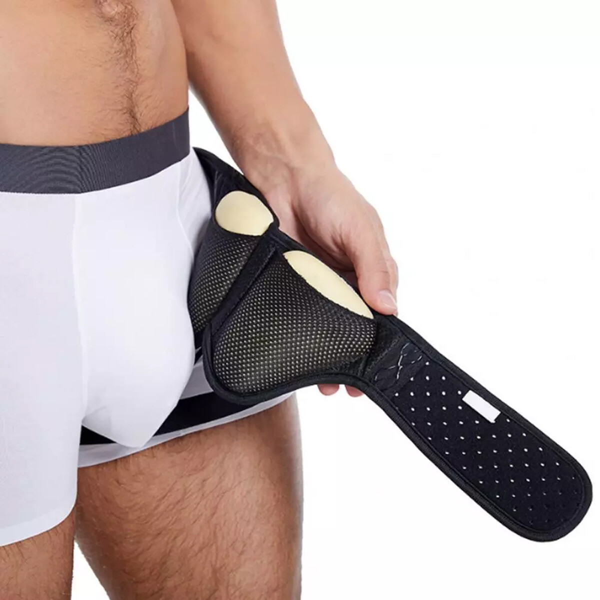 Hernia Support Unisex Double Inguinal Groin Hernia Belt Pain Relief Truss Brace