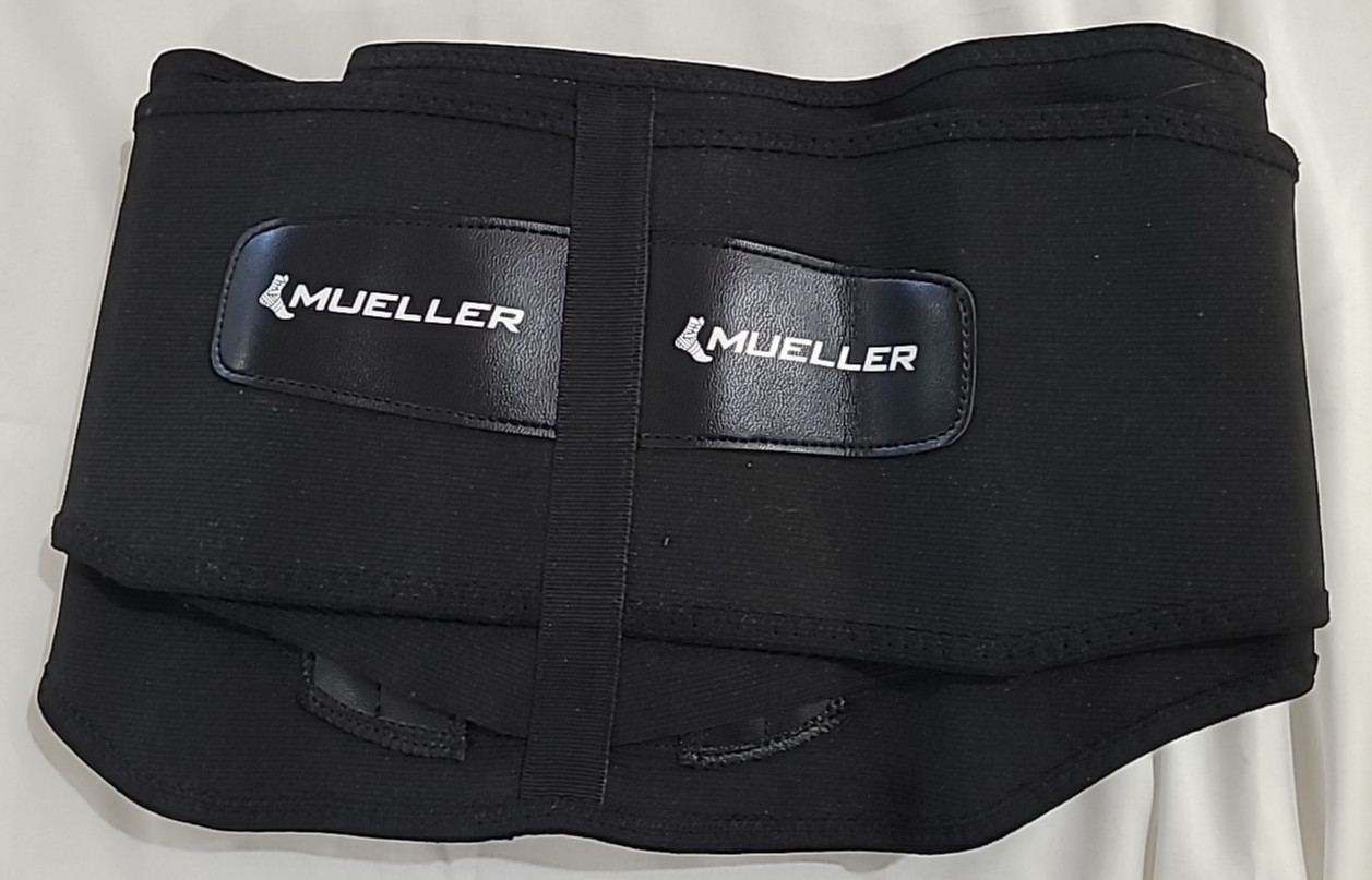 Mueller 255 Lumbar Support Back Brace – Removable Pad – Regular 28″-50″ Waist