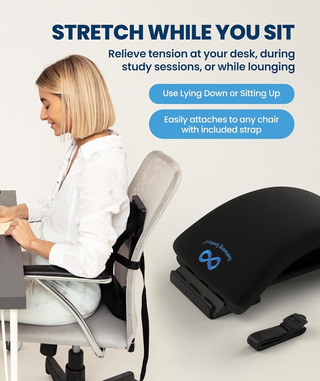 Tabla de soporte lumbar Everlasting Comfort para aliviar el dolor lumbar