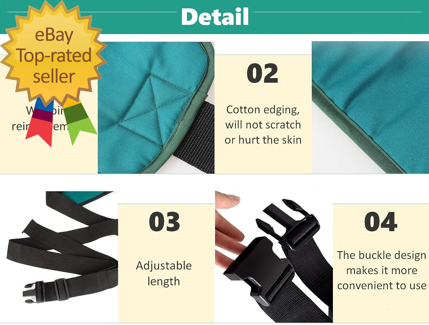 Medical Bed Restraint Strap for Elderly Bondaged Bed Tie Downs Anti-Fall Waist
