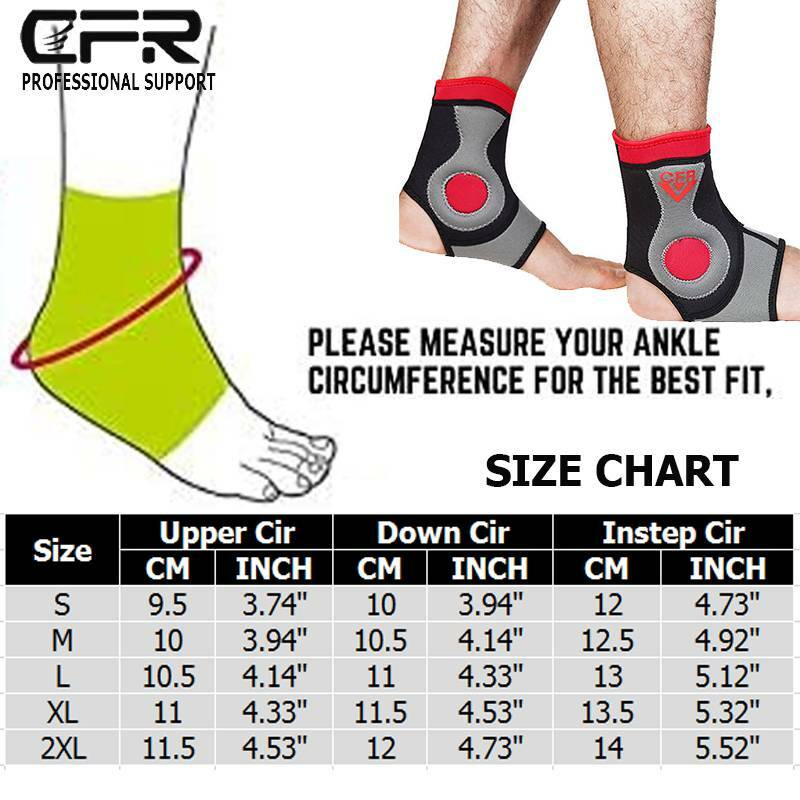 Ankle Support Brace Compression Sleeve Plantar Fasciitis Foot Wrap Pain Relief