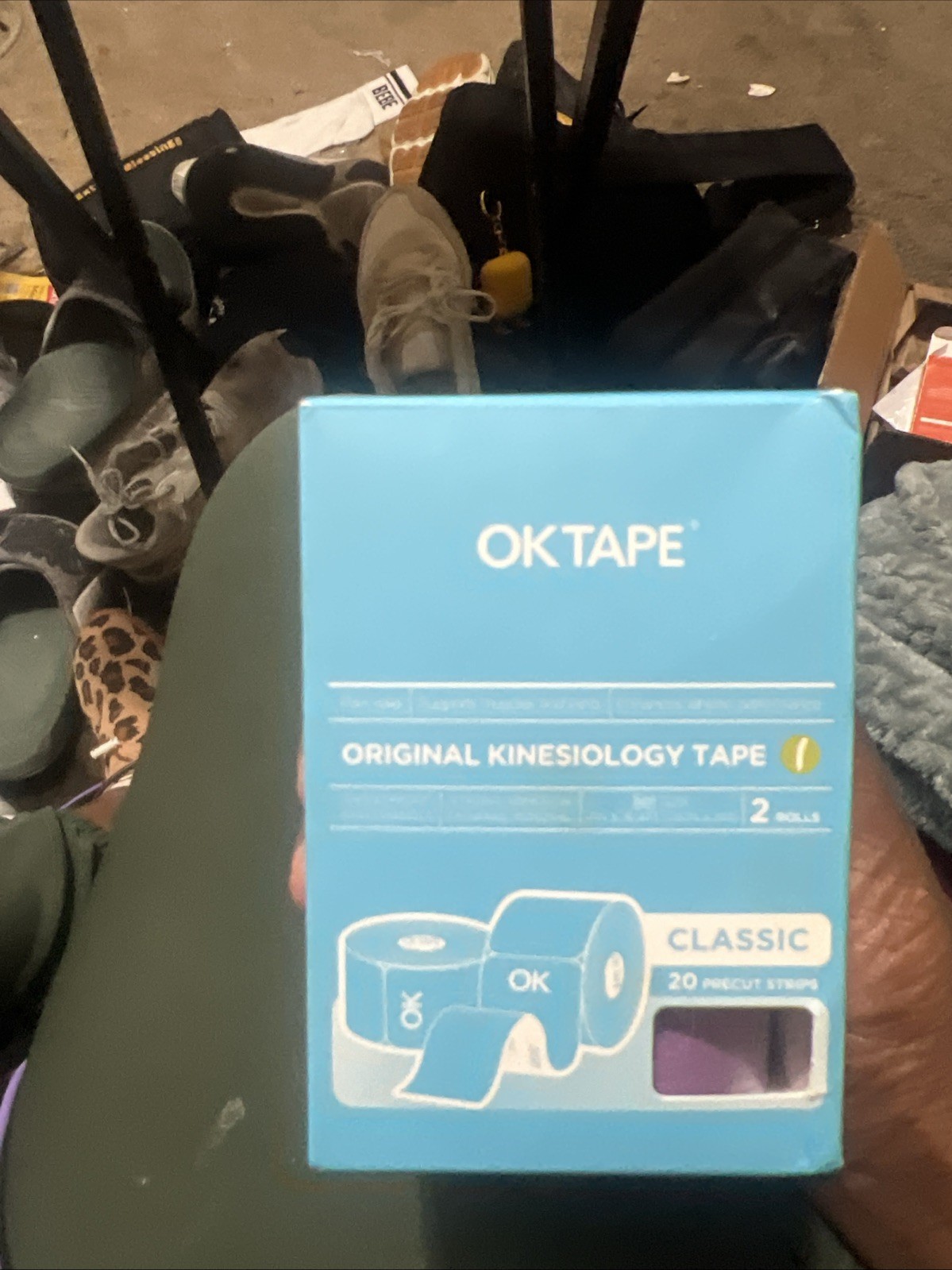 OK TAPE PRO Kinesiology Tape, 2inch x Long Roll 16ft Free Cut Tape Elastic 01/27