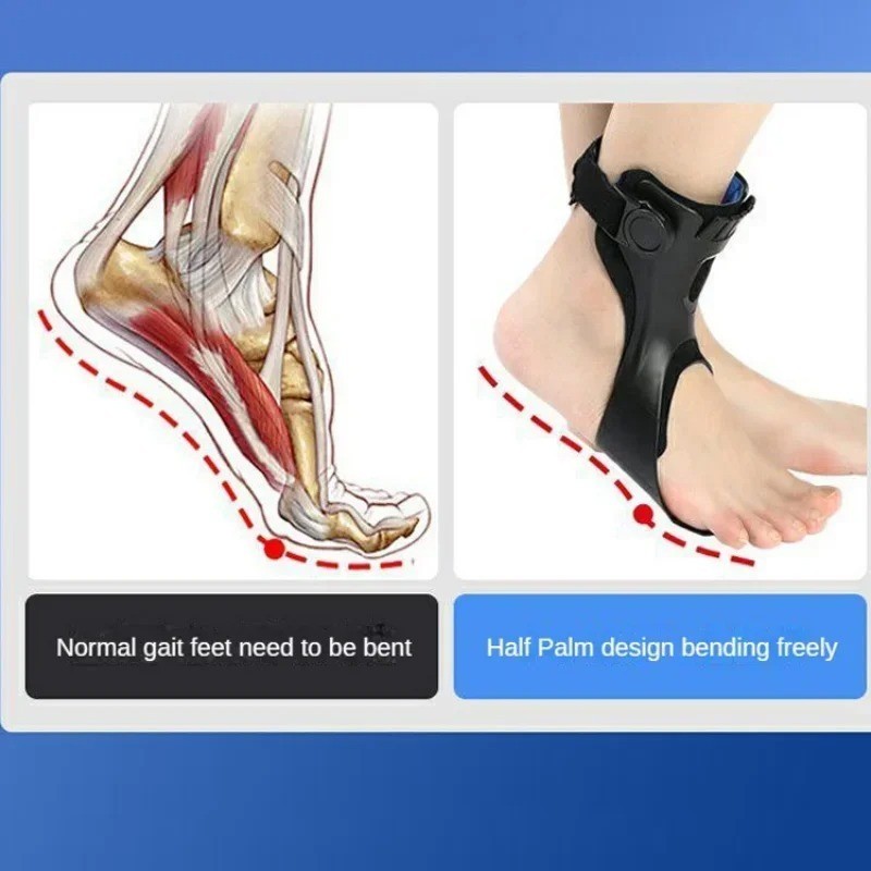 Drop Foot Brace Orthosis AFO AFOs Ankle Support W/ Comfortable Inflatable Airba*