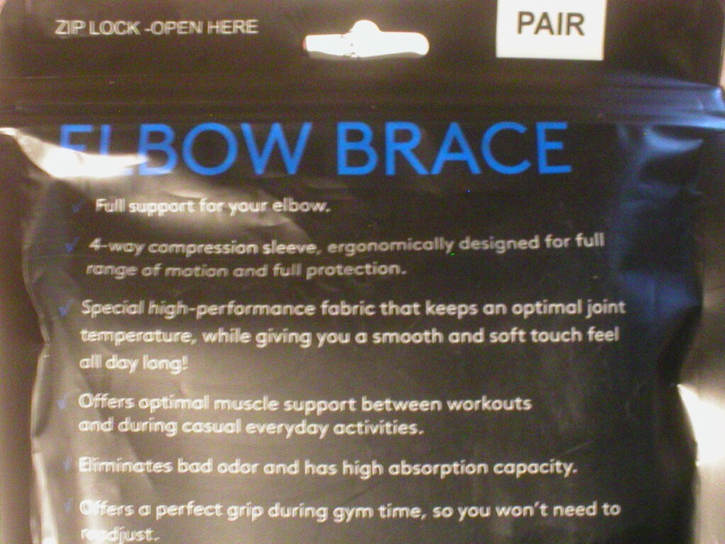 NEENCA Pair ELBOW BRACE 4 Way Compression Sleeves LG Copper