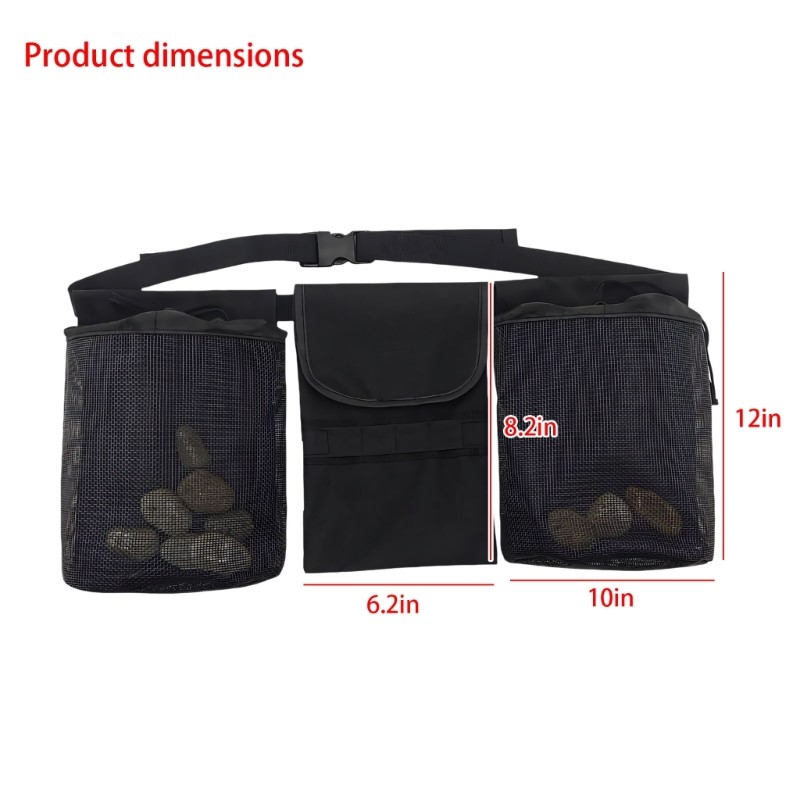 Flexible Nature Study Waist Belt For Minerals And Natural Objects