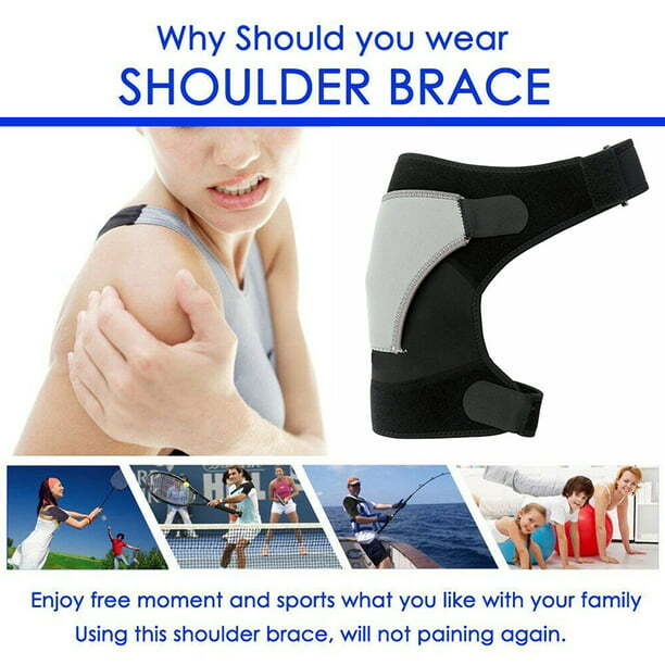 Shoulder Brace Rotator Cuff Support Arthritis Dislocation Compression Sleeve