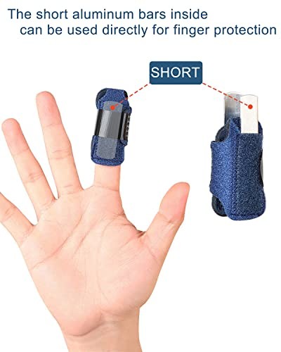 1 Pair Toe Splint Broken Toe Brace Toe Straightener for Hammer Toe, Curled