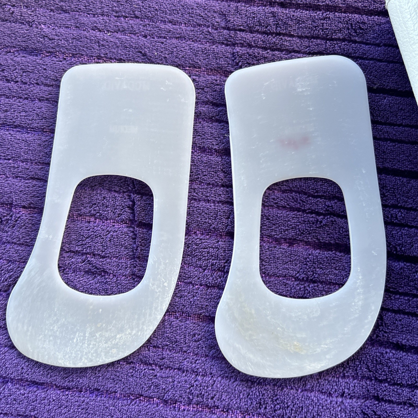 FLA McDavid Ankle Guard Optional Plastic Inserts White Size M, Free Shipping!