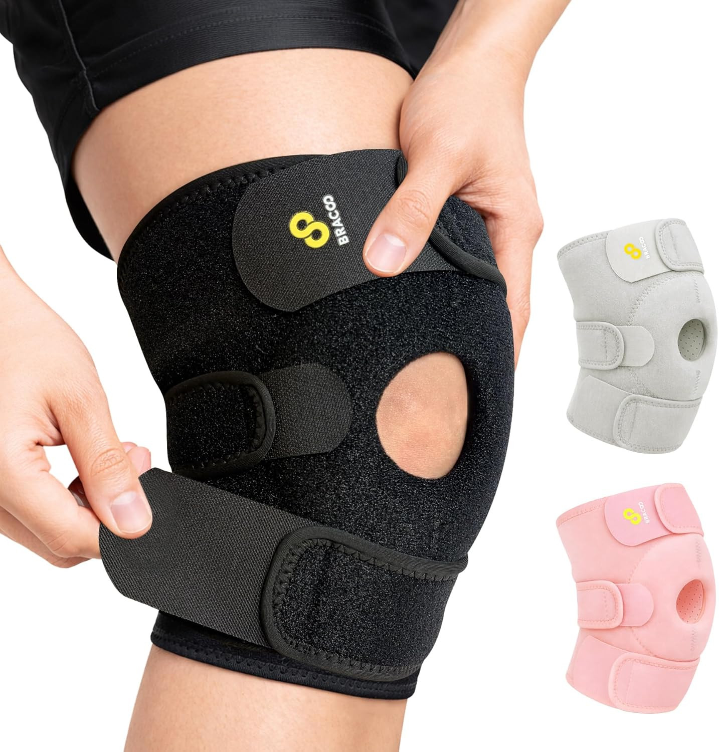 Adjustable Knee Support Brace for Enhanced Recovery and Pain Relief