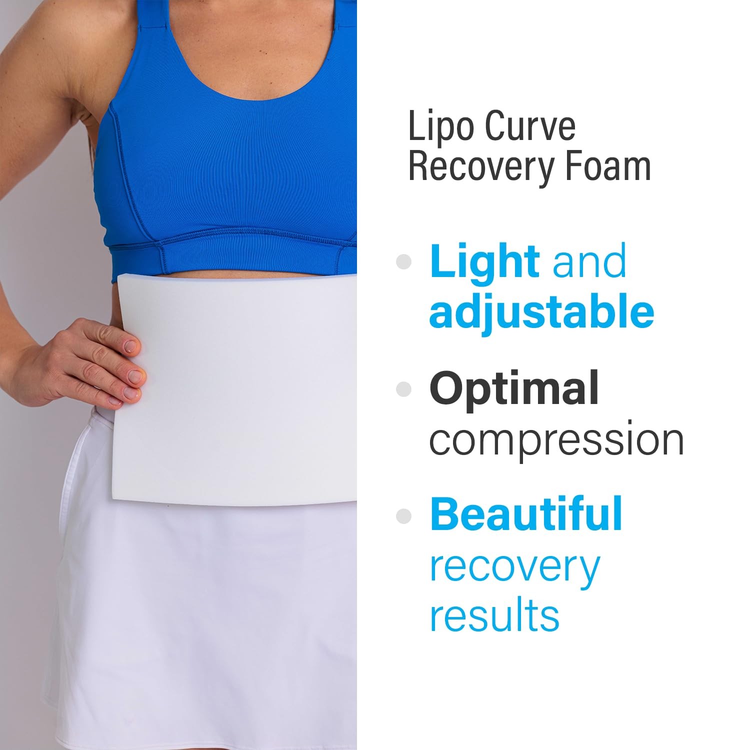 Lipo Foam Post Surgery Pads Liposuction Recovery Foam Boards Compatable with …