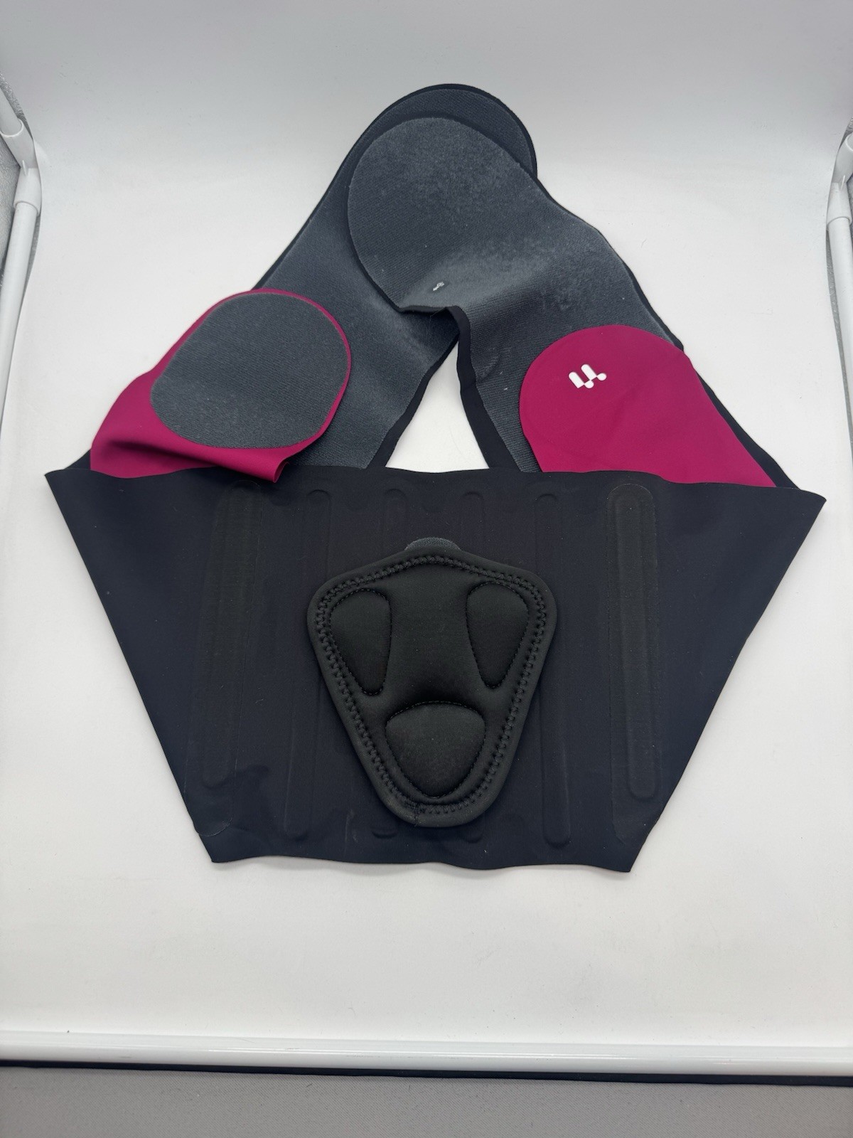 Fitomo Back Brace XL Rose Pink Lumbar Support Belt Lower Back Pain Relief