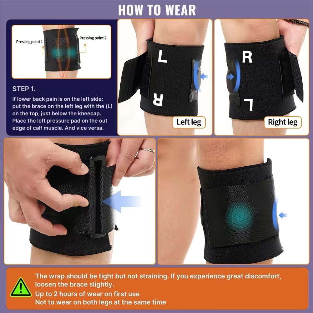 Sciatica Pain Relief Brace Devices, Upgraded Re-Active Plus Sciatic Nerve Bra…