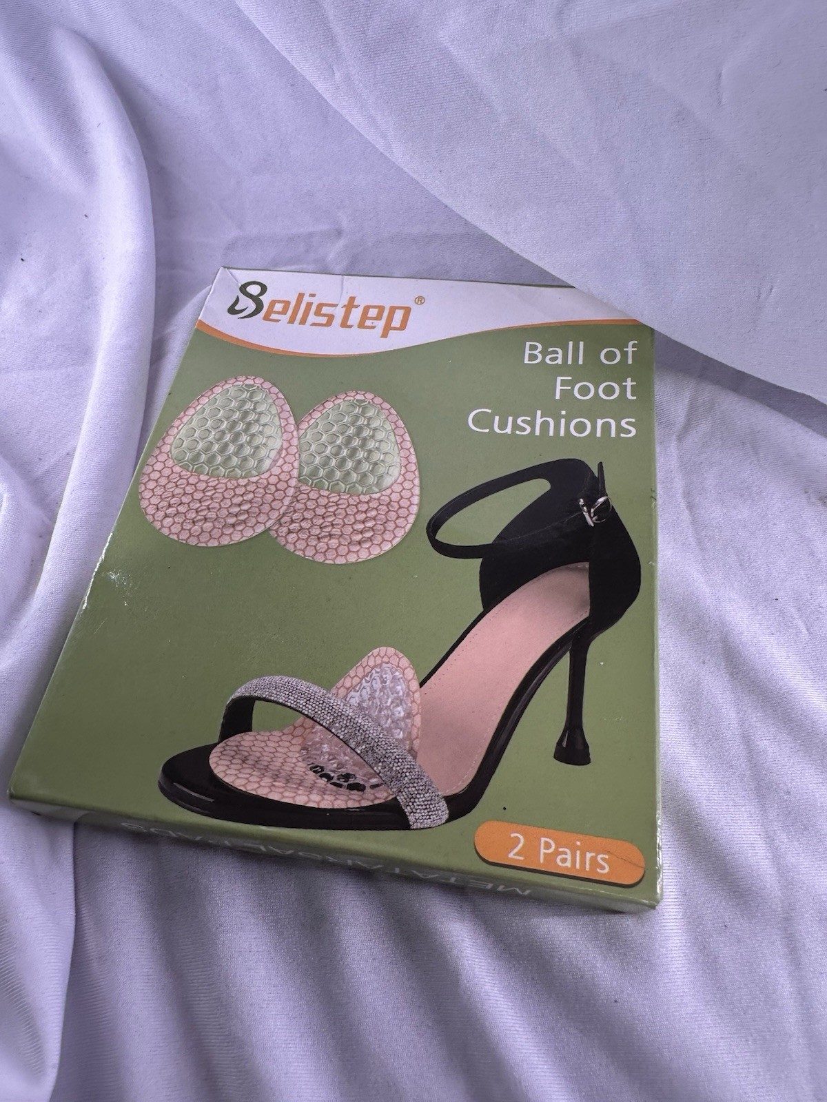 Metatarsal Pads Gel Ball of Foot Cushions Pain Relief Forefoot Support 2 Pairs