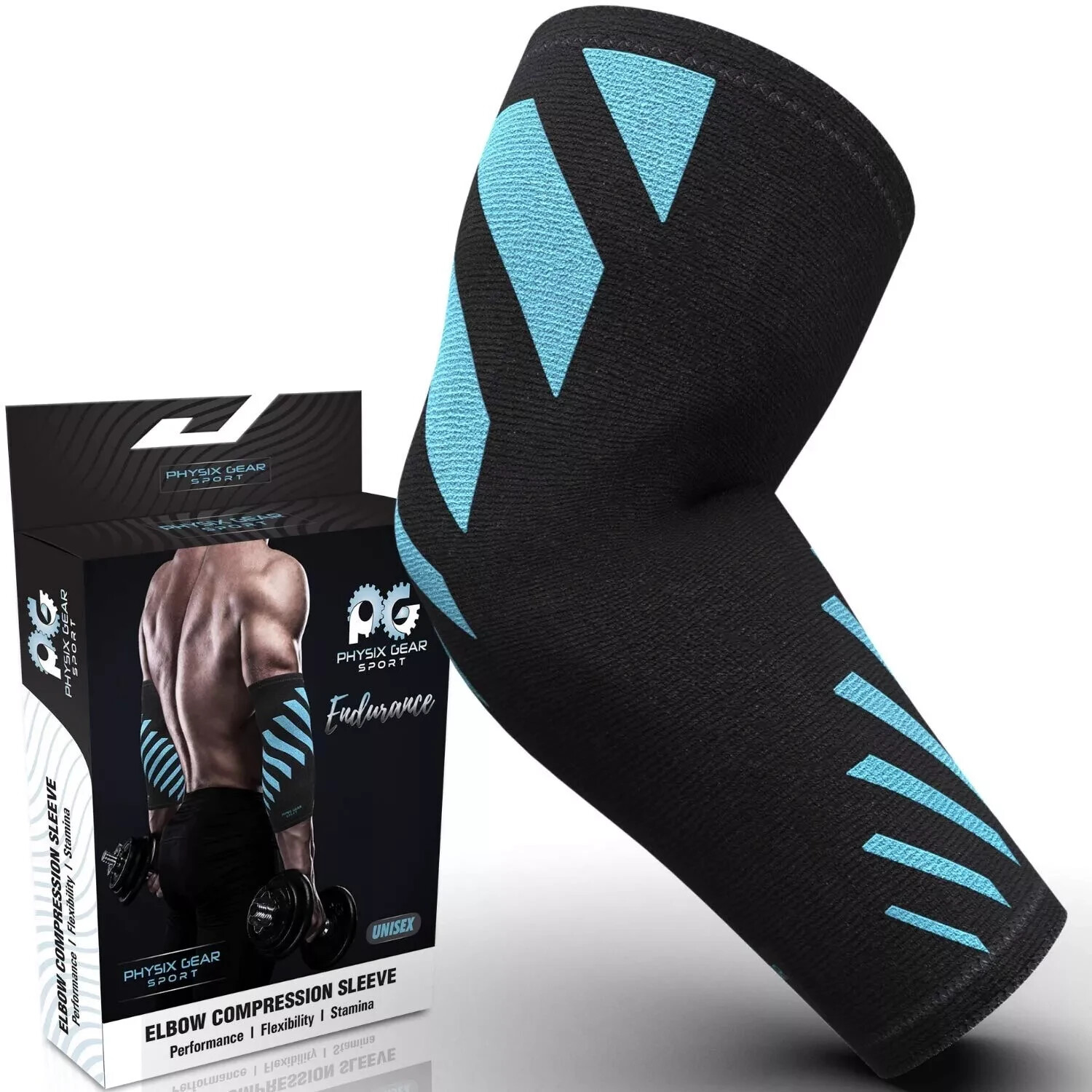 Physix Gear Compression Elbow Support XL