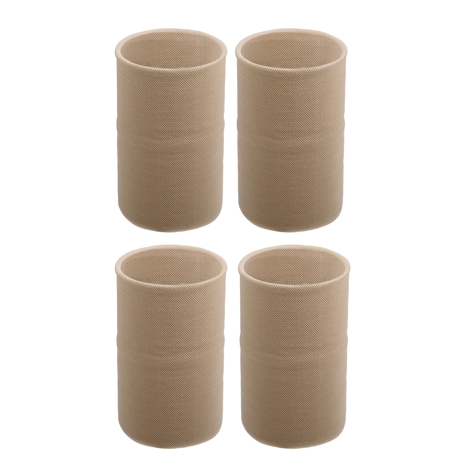 2 Pairs Compression Wrist Cuffs Elastic Sleeves for Women Men Beige XL