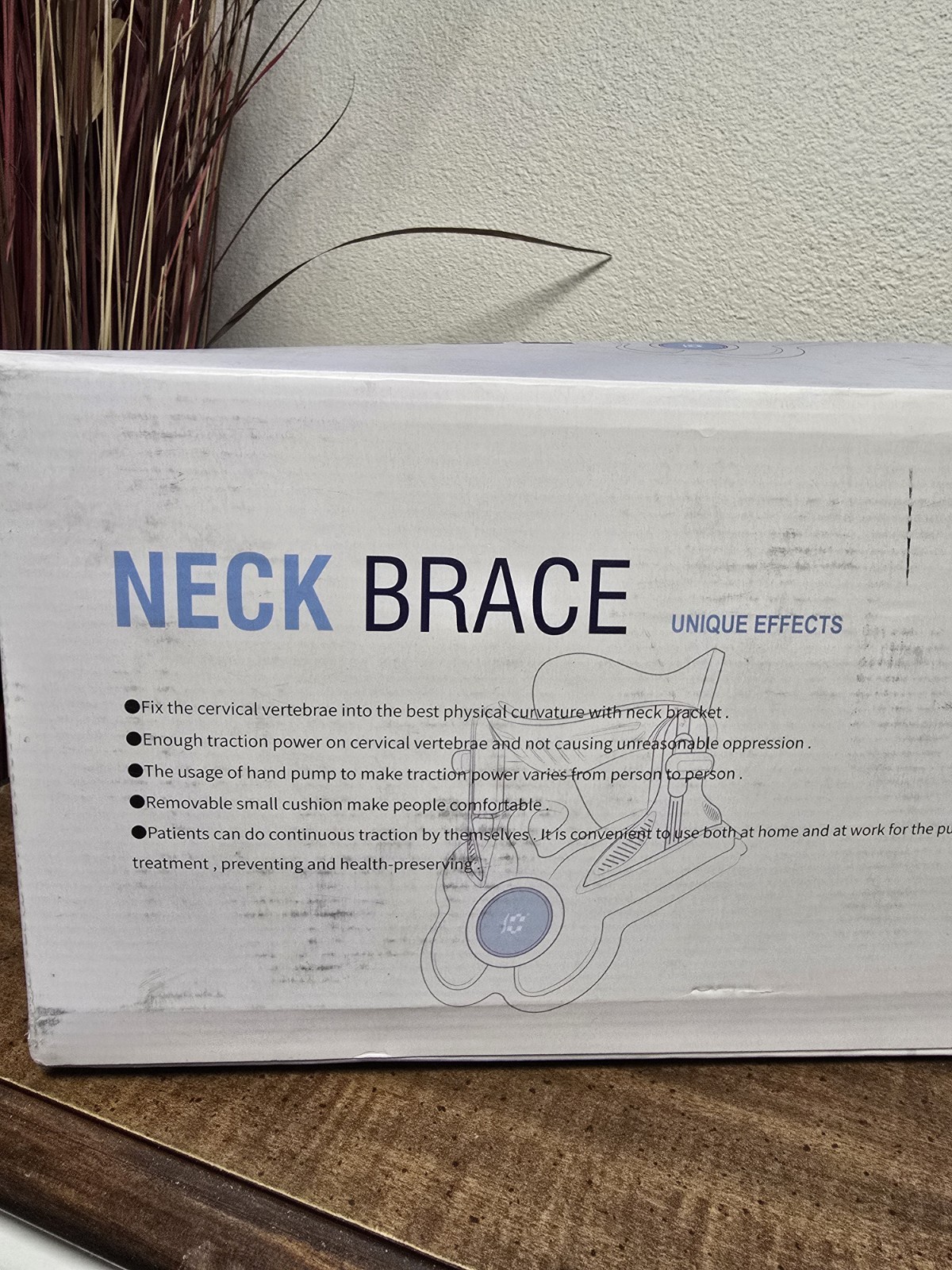 Neck Brace Cervical Neck Traction Device With Electric Pump. Air Pressure NEW