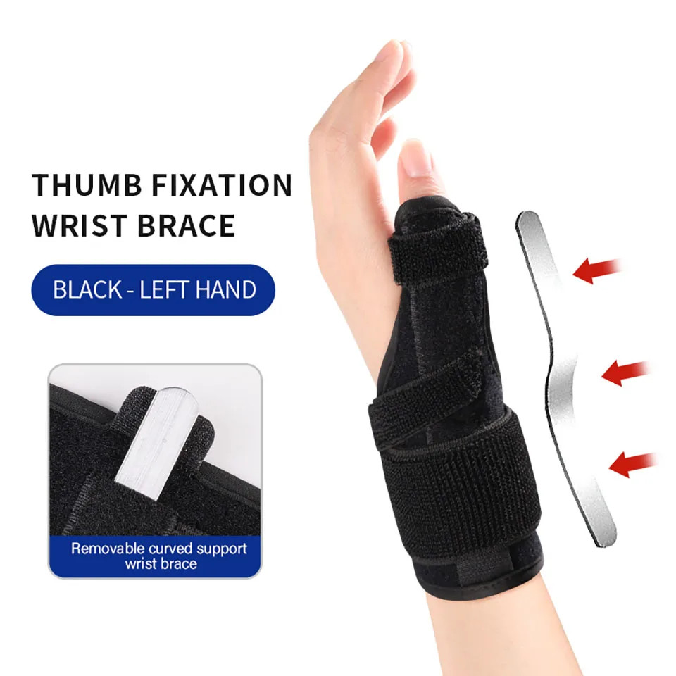 1Pcs Tendonitis Support Wrist Brace Wrap around Compression Aluminum Plate Suppo