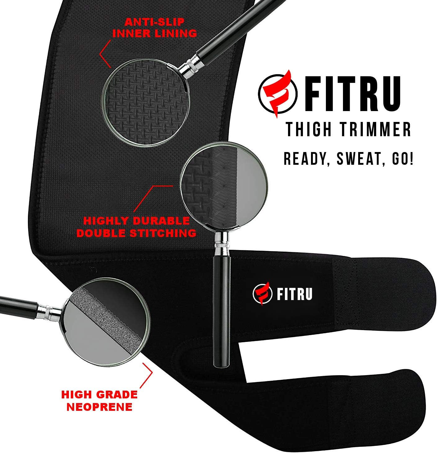 Premium Thigh Trimmers for Men & Women – Body Wrap Sauna Waist Trainer for Your