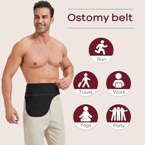Ostomy Belt foren Women, Ostomy Bag Cover for Keeping Ostomy Bag in Place, M