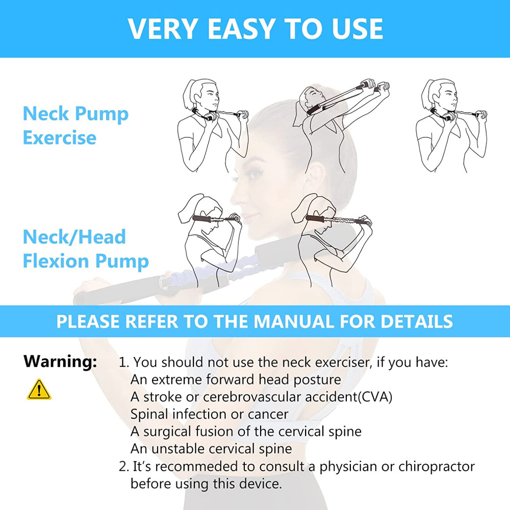 Neck Stretcher Exerciser, Cervical Traction Device for Pain 30-35 Pound