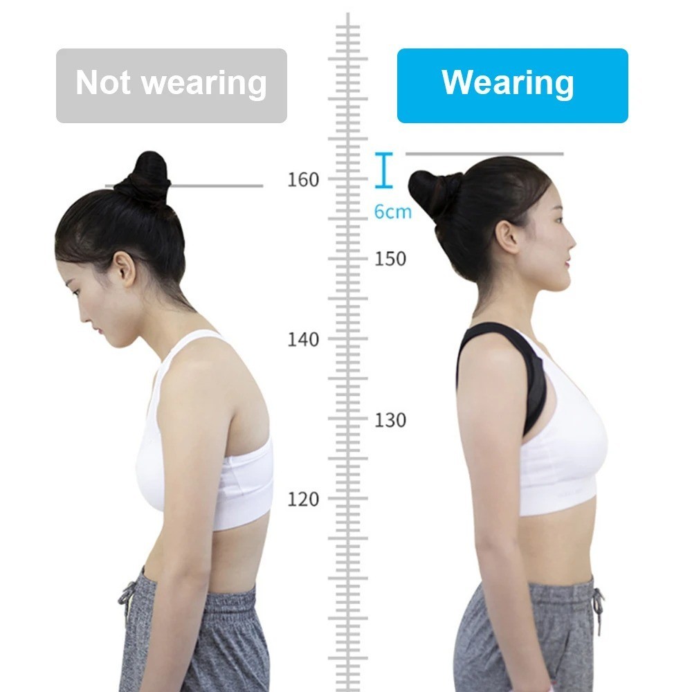Upper Back Posture Corrector Brace Neck Shoulder Support Belt Adjustable