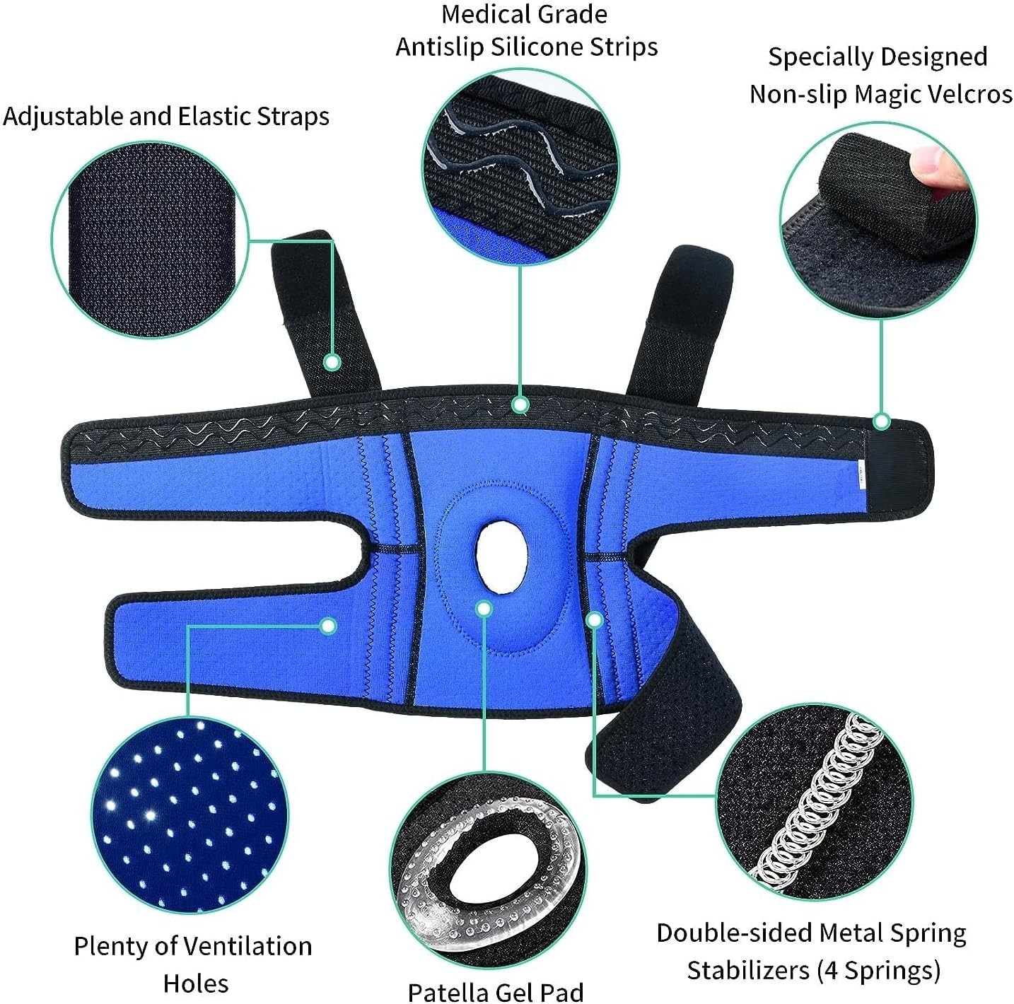Knee Brace for Men and Women for Meniscus Tear, ACL, Arthritis. Knee Support …