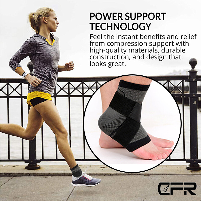 Ankle Foot Brace Support Stabilizer Planta Fasciitis Compression Sleeves Sock