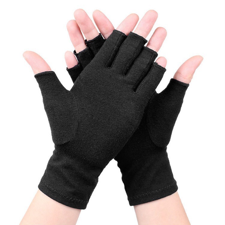 Men and Women Fingerless Compression Gloves for Hand Pain and Osteoarthritis