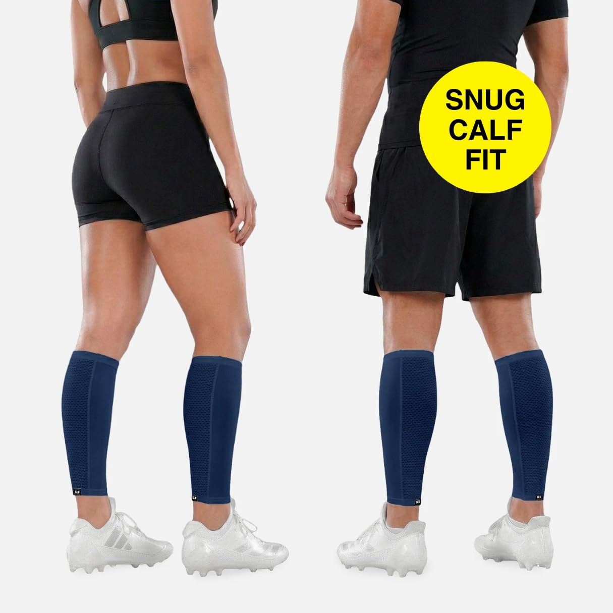 Hue Navy Calf Sleeves X-Large,