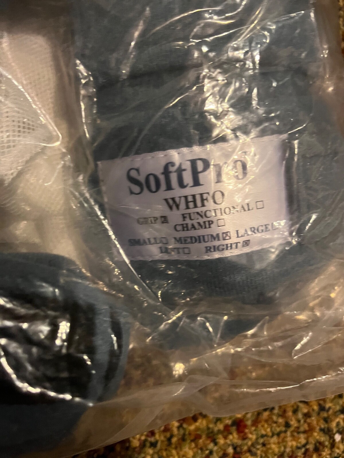 SoftPro Grip WHFO Hand Splint, Left Medium w/ extra covers & finger separator