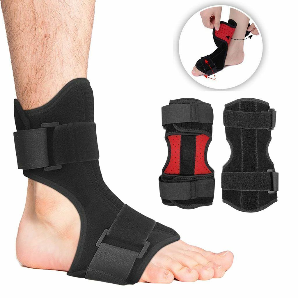 Plantar Fasciitis Night Splint Drop Ankle Brace Support Strap Foot Pain Relief