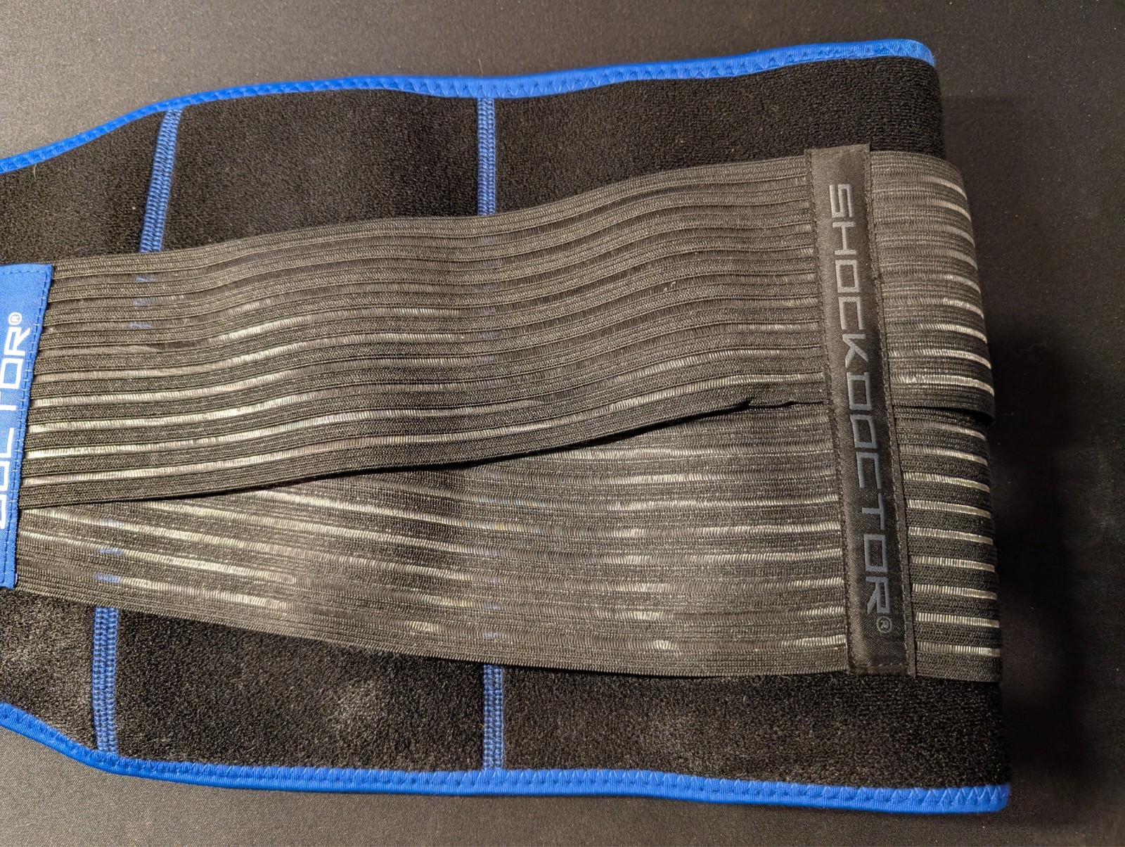 Shock Doctor Lower Back Support Belt Ice Wrap Compression Brace No Ice Pack