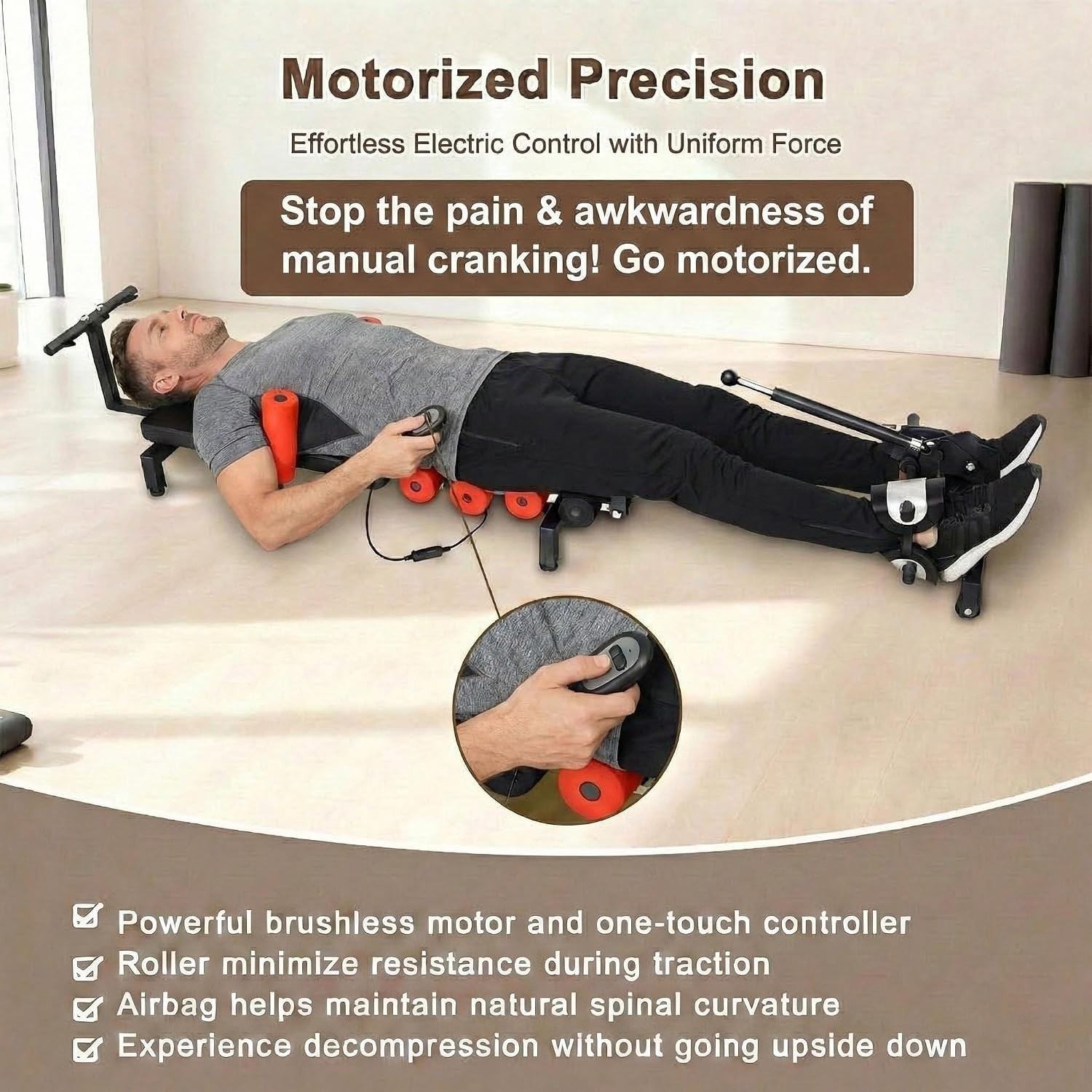 Spinal Decompression Machine Decompression Table for Back Pain Relief | Motorize