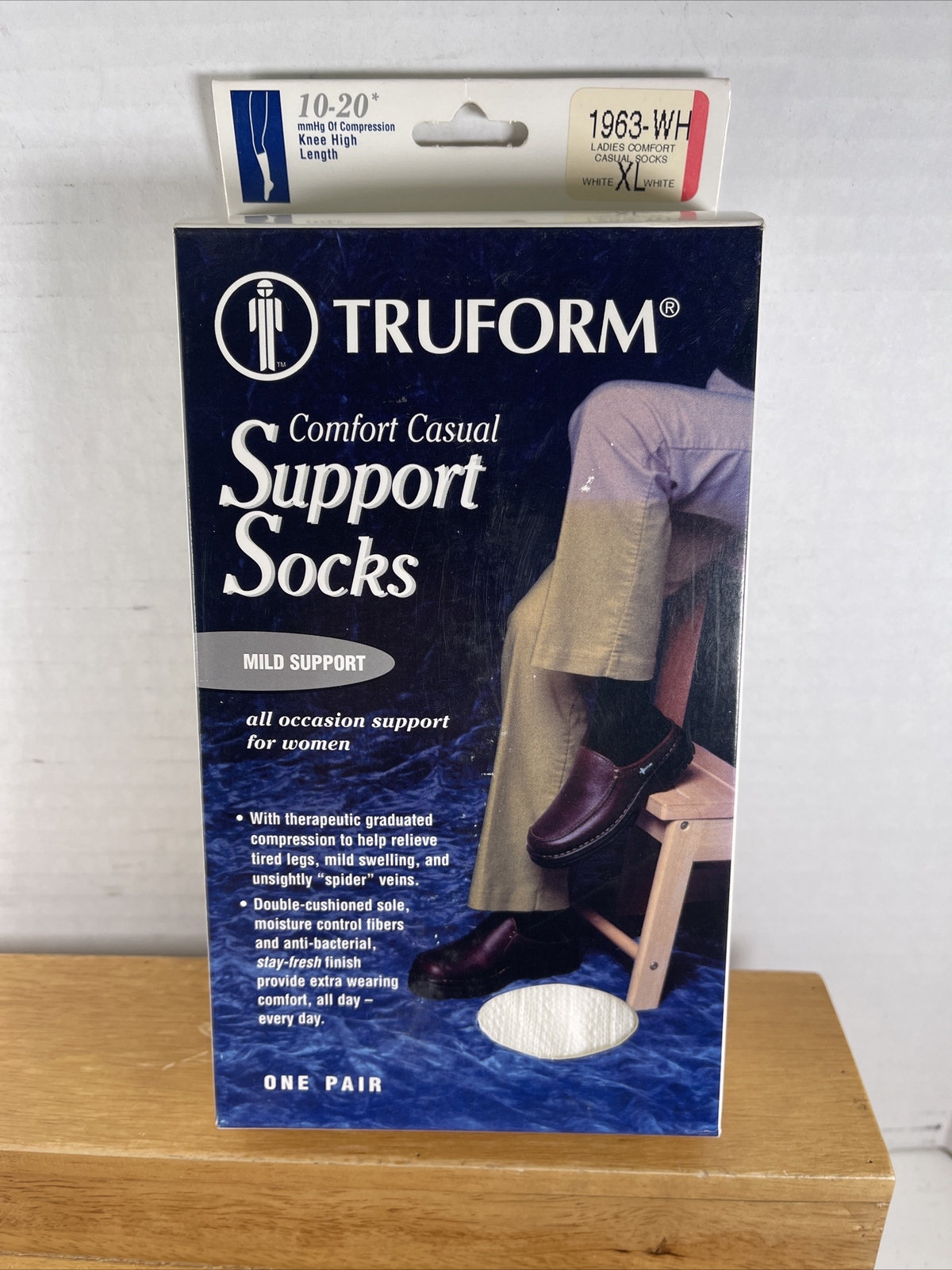 NOS Truform Casual Style MILD Support Socks Womens SIZE XL SHOE SIZE 11-12.5