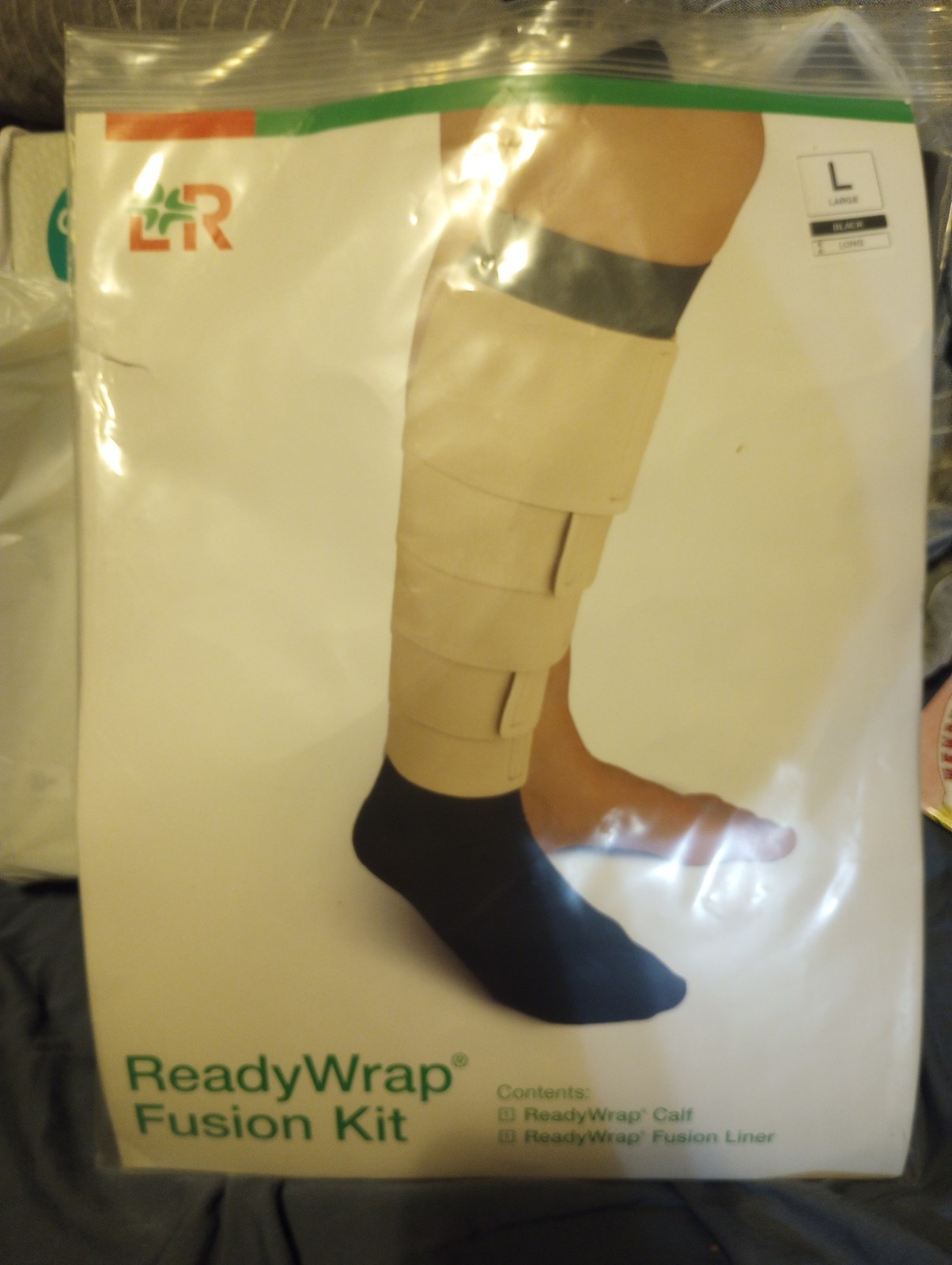 2x READYWRAP ReadyWrap Black Large Long Length Fusion Kit (154909)