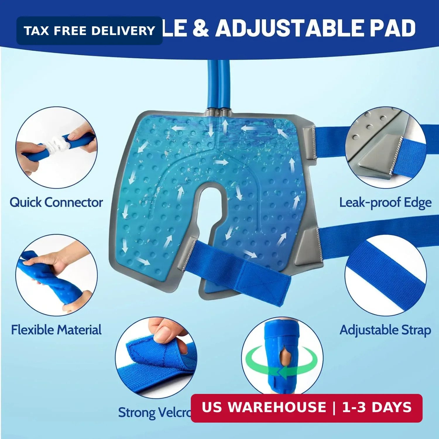GALINAND Ice Machine for Knee After Surgery 2.0, FSA Eligible HSA, Portable Cold