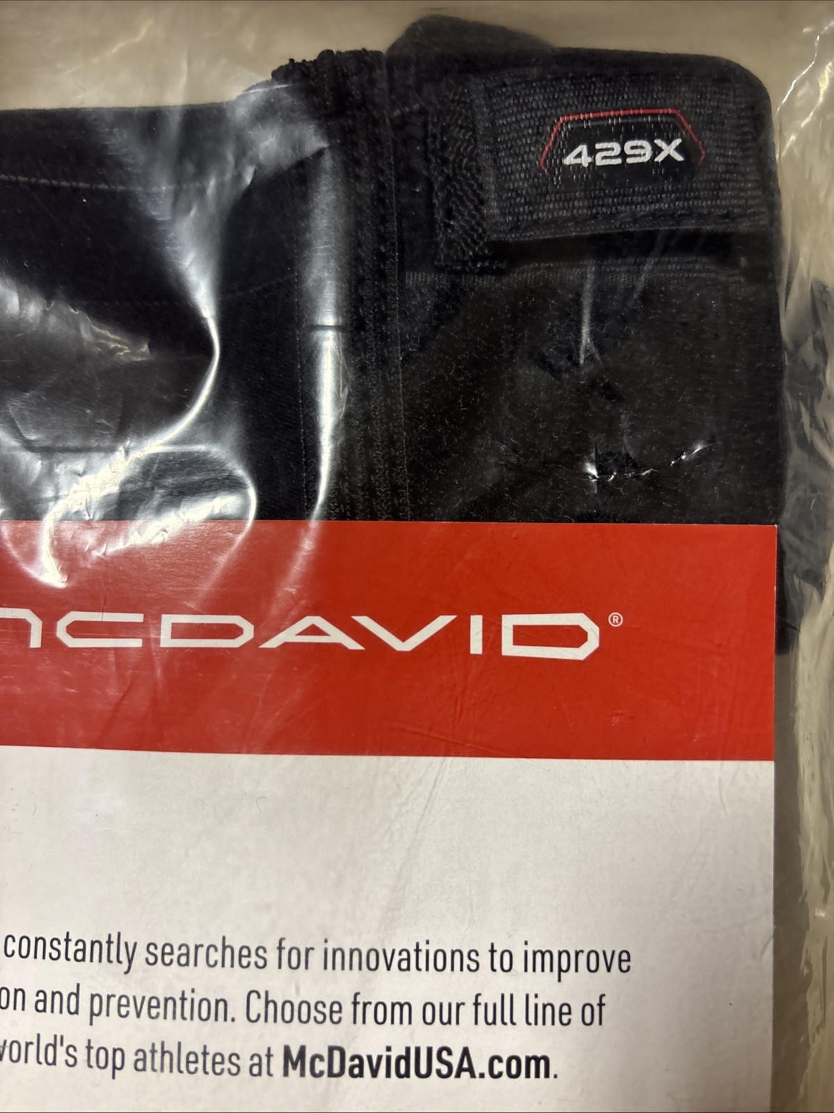 McDavid 429X Hinged Knee Brace with Crossing Straps Medium NWOT